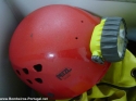 Capacete da equipa de resgate de grande angulo dos BV Nazaré